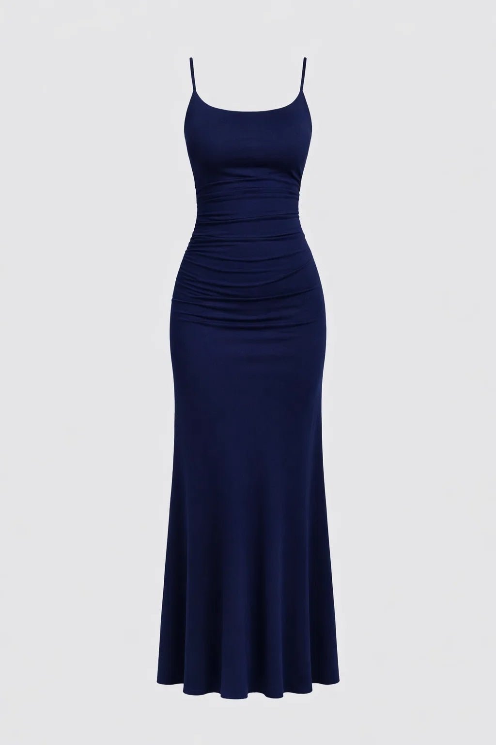 Maxi Dress Women Bodycon Strappy Pleated Sleeveless Fit - Evergreen Outfits- Women Maxi Dress