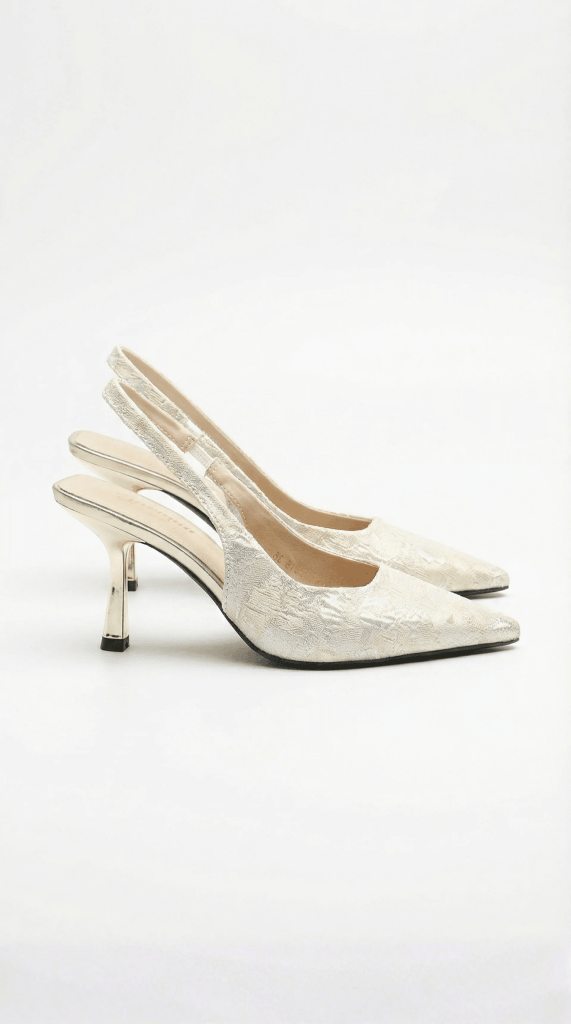 Women Sandals Slingback Strap Pointed Toe Heel Design - Evergreen Outfits - Women Sandal