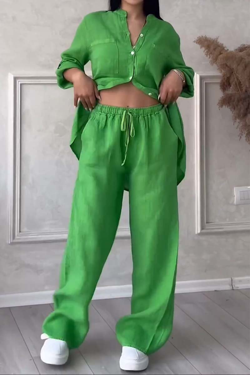 Women Set Two Piece Coordinated Matching Outfit Set - Evergreen Outfits - Women Set