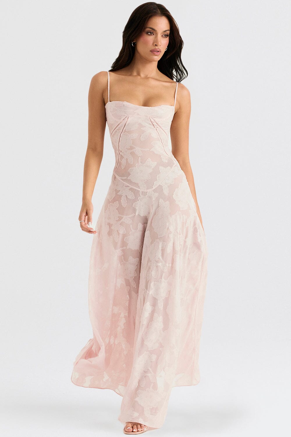 Women Dress | Maxi Length with Full-Length Flowing Silhouette