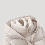 Women Coat | Quilted Belted Design with Attached Hood