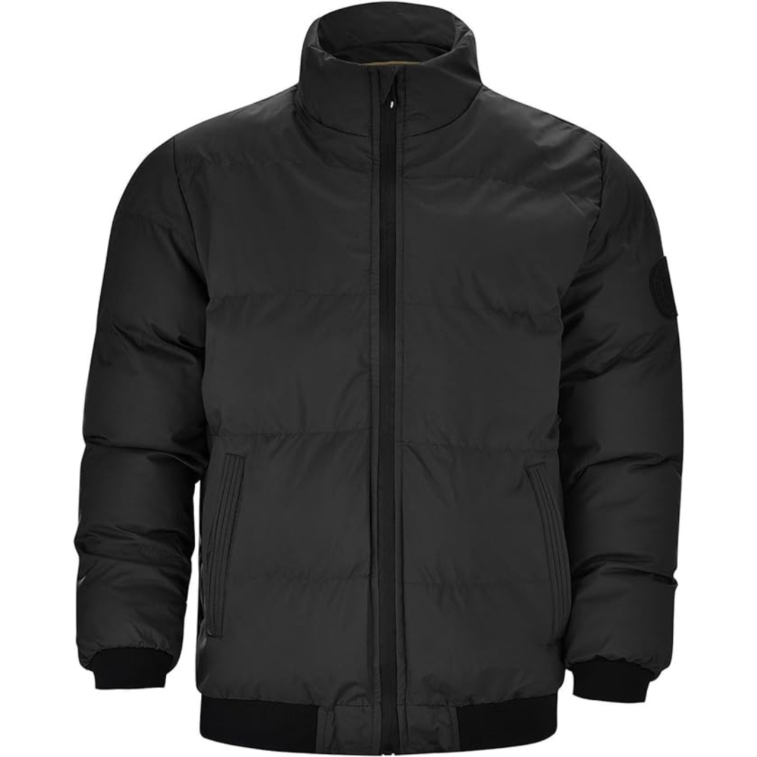 Men Jacket | Insulated Down Fill with Full-Length Zip Front