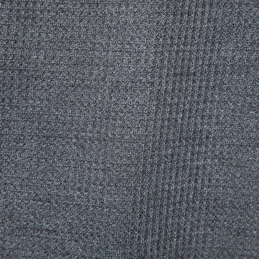 Men T-Shirt | Waffle-Knit Henley with Relaxed Fit Long Sleeve