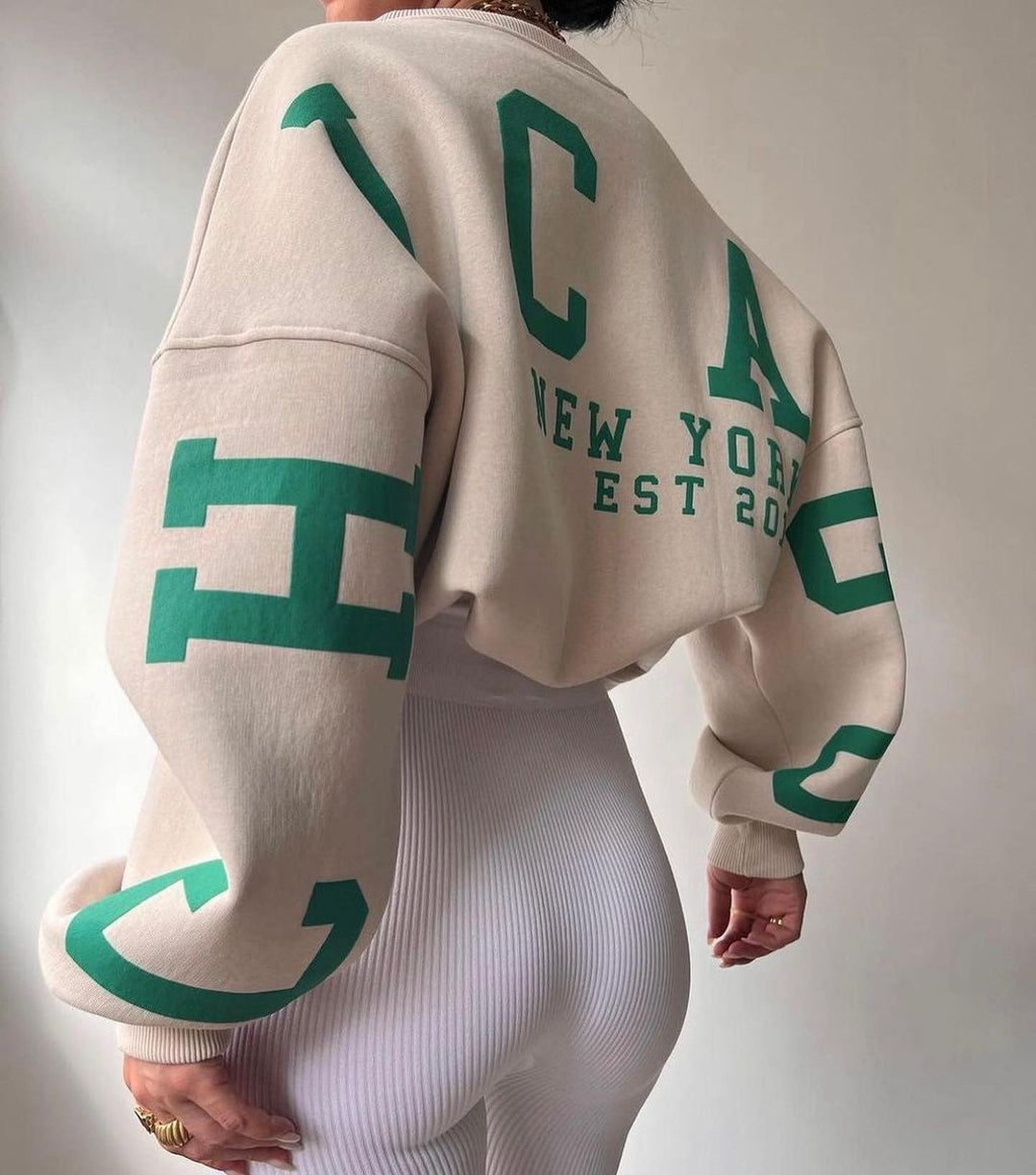 Women Sweater | Oversized Pullover with Long Sleeve Fit
