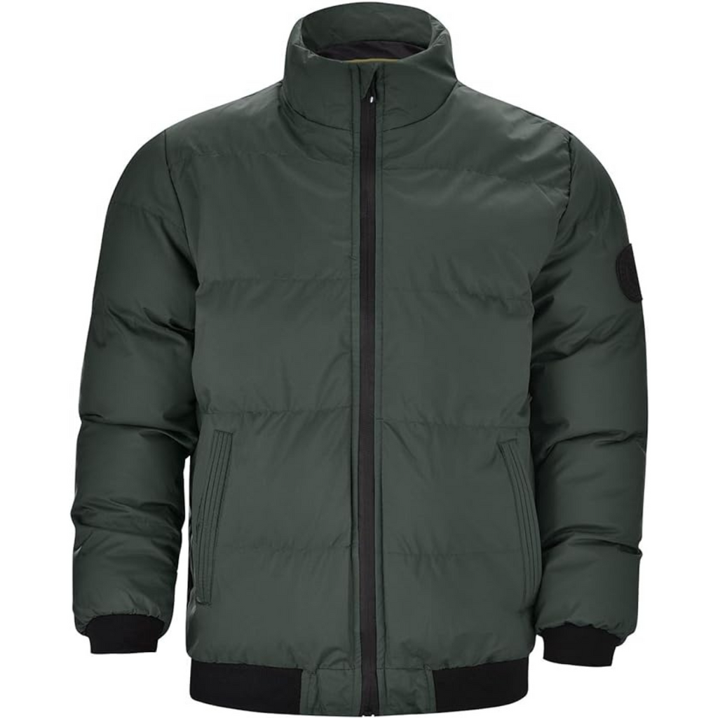 Men Jacket | Insulated Down Fill with Full-Length Zip Front