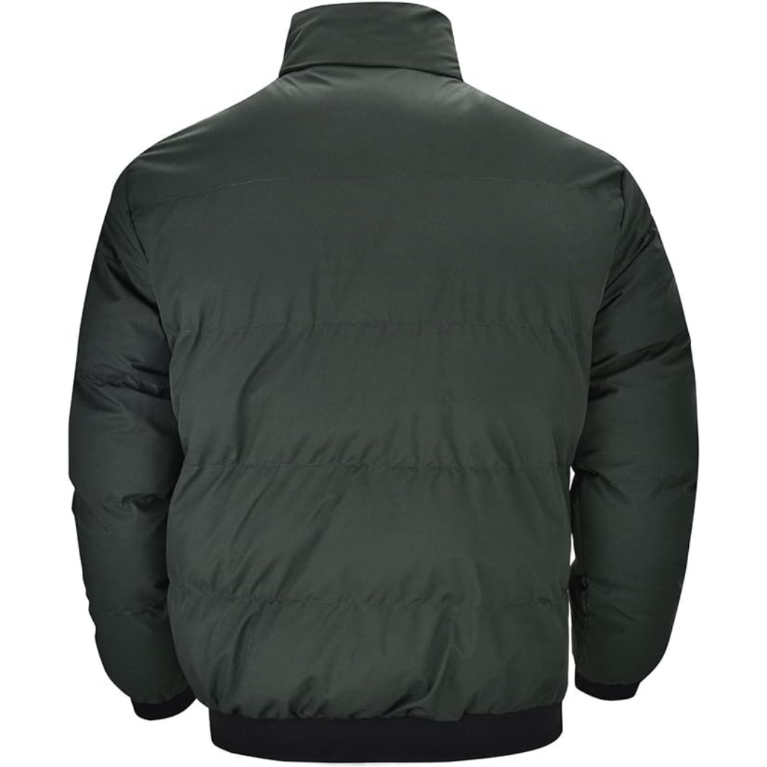 Men Jacket | Insulated Down Fill with Full-Length Zip Front
