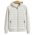 Men Hoodie | Quilted Fitted Cut with Attached Hood