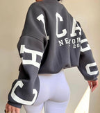 Women Sweater | Oversized Pullover with Long Sleeve Fit