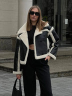 Women Jacket | Cropped Loose Fit for Winter Layering