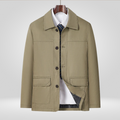 Men Jacket | Loose Fit with Button Front Closure | Spring