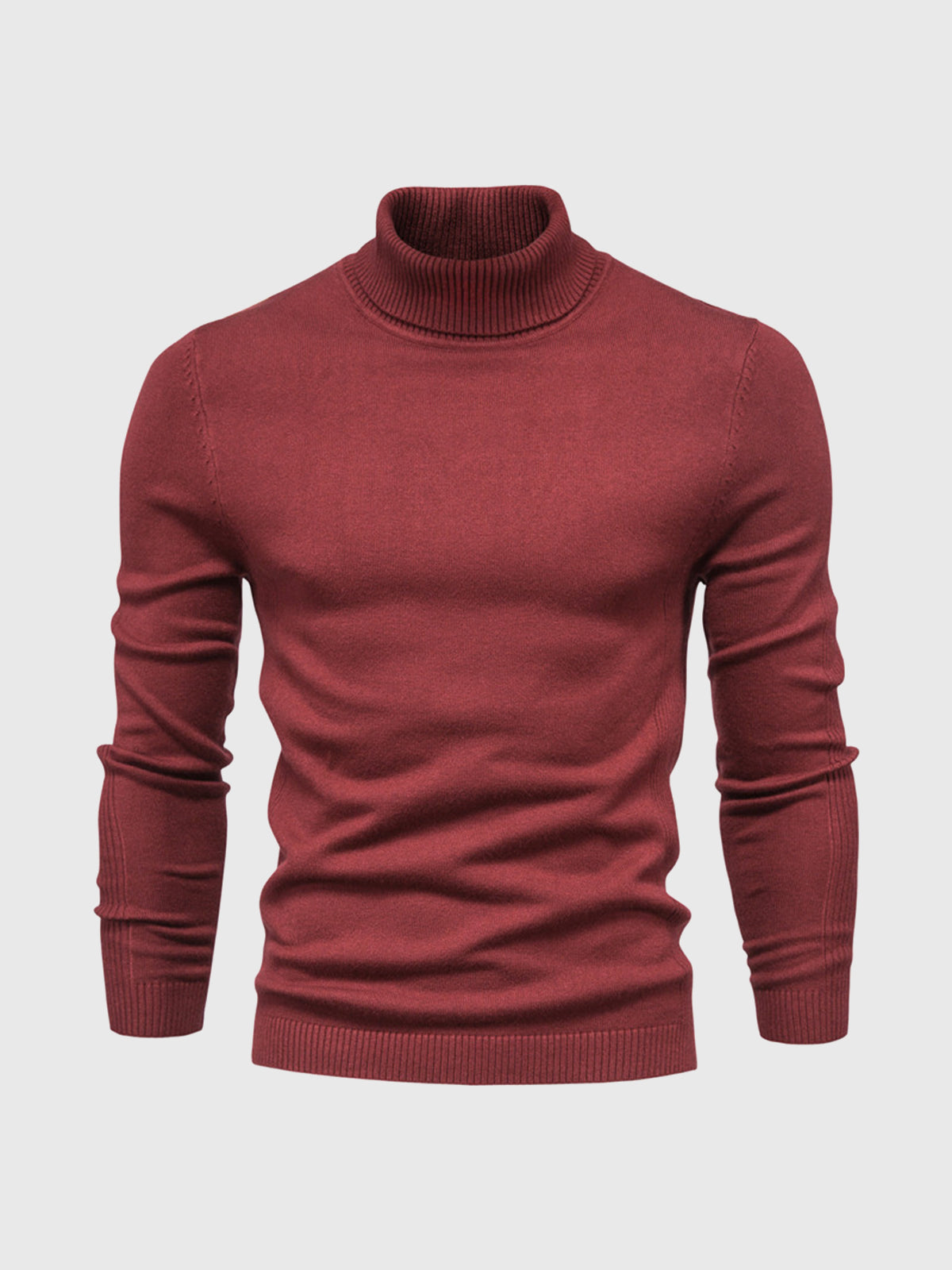 Men Sweater | Turtleneck Regular Fit Pullover Long Sleeve