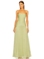 Women Dress | Sleeveless Maxi Cut with Drop-Waist Fit