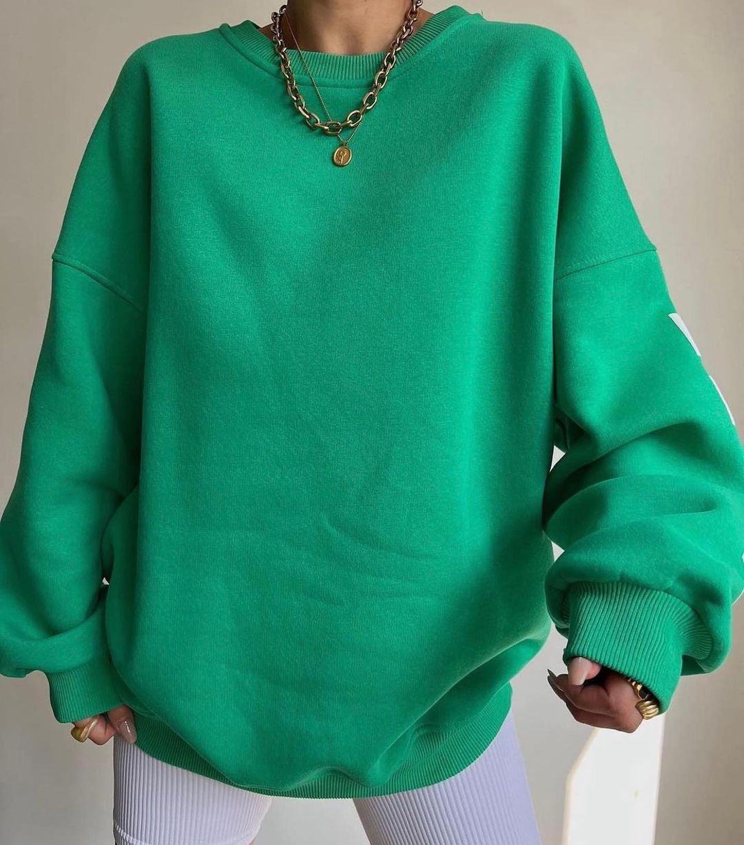 Women Sweater | Oversized Pullover with Long Sleeve Fit