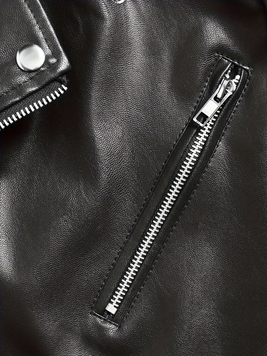 Men Jacket | Asymmetric Zip Biker with Belted Waist Fit