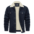 Men Jacket | Button Closure Standard Length Winter Outerwear