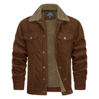 Men Jacket | Button Closure Standard Length Winter Outerwear