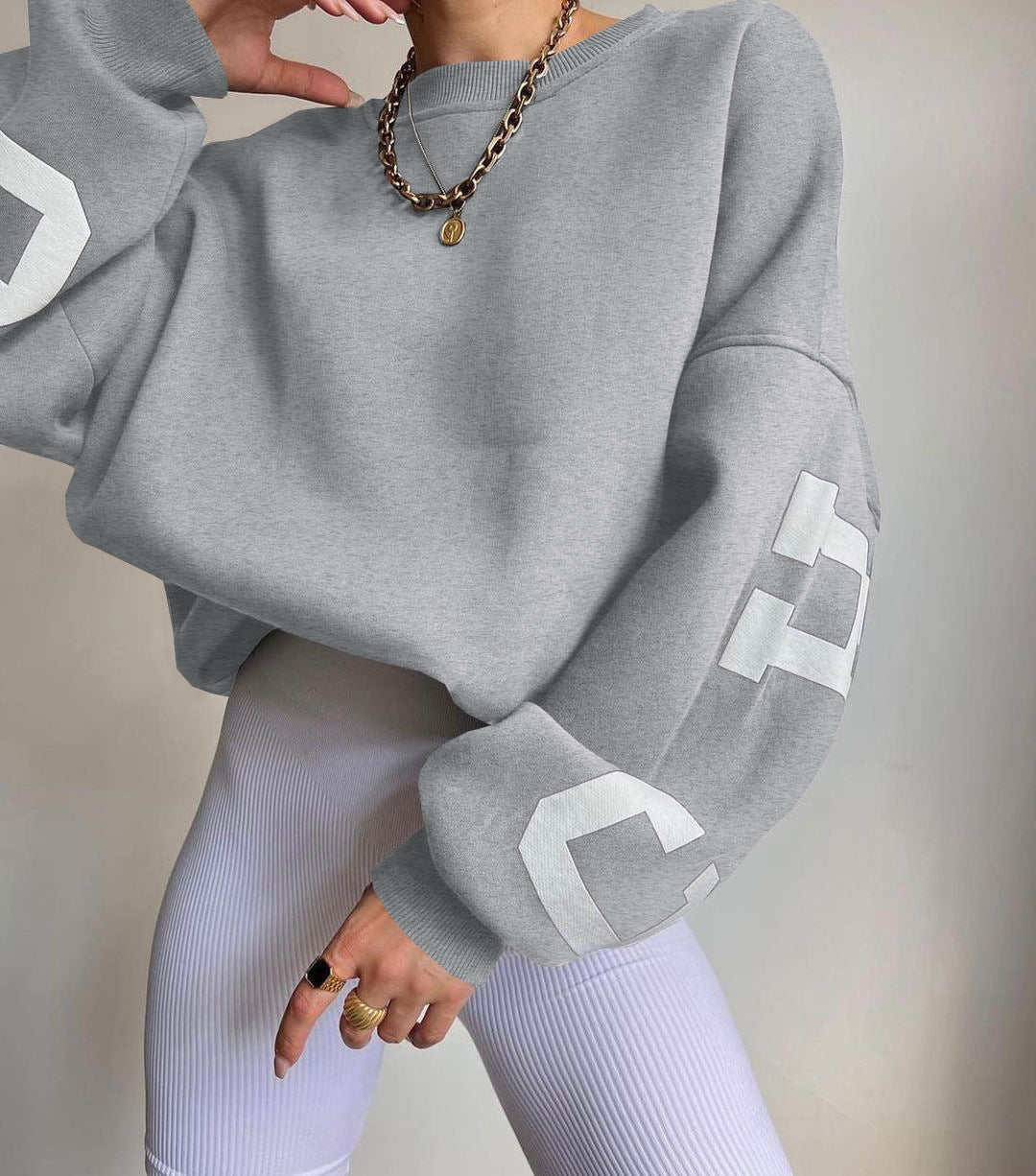 Women Sweater | Oversized Pullover with Long Sleeve Fit