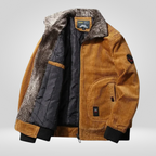 Men Jacket | Windproof Insulated Full Zip Winter Fit