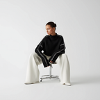 Women Sweater | Loose Fit Pullover with Sleeve Detail
