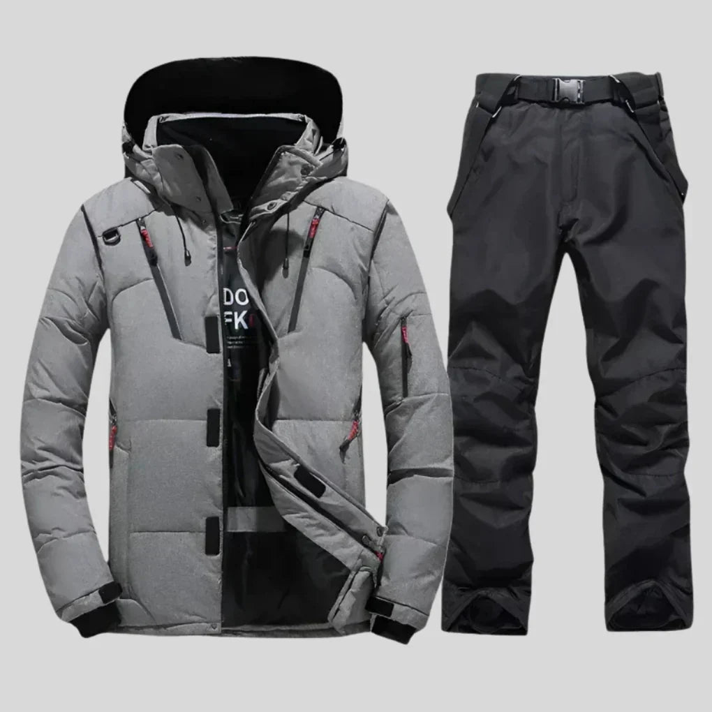 Men Ski Suit | Two-Piece Regular Fit with Adjustable Waist