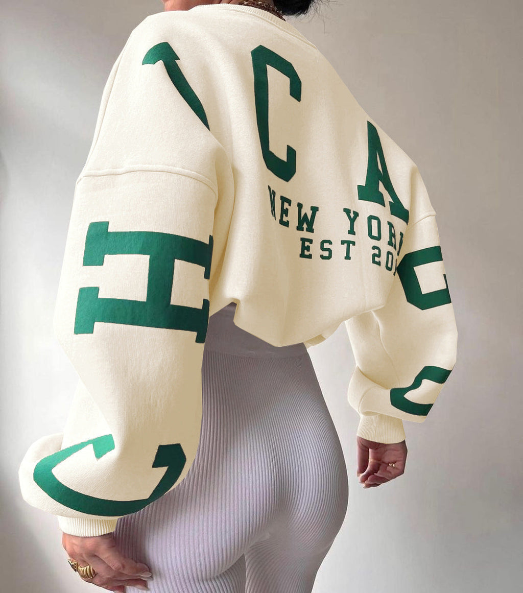 Women Sweater | Oversized Pullover with Long Sleeve Fit