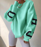 Women Sweater | Oversized Pullover with Long Sleeve Fit