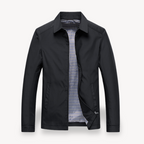 Men Jacket | Hooded Windproof Design with Zip Front Closure