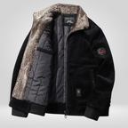 Men Jacket | Windproof Insulated Full Zip Winter Fit