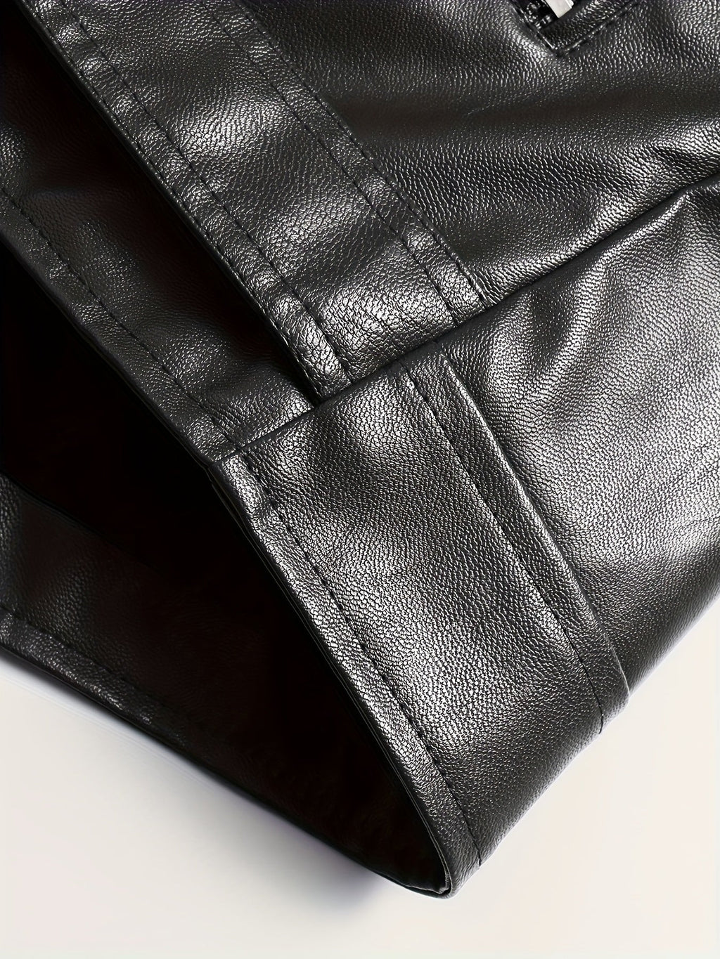 Men Jacket | Asymmetric Zip Biker with Belted Waist Fit