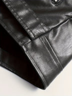 Men Jacket | Asymmetric Zip Biker with Belted Waist Fit