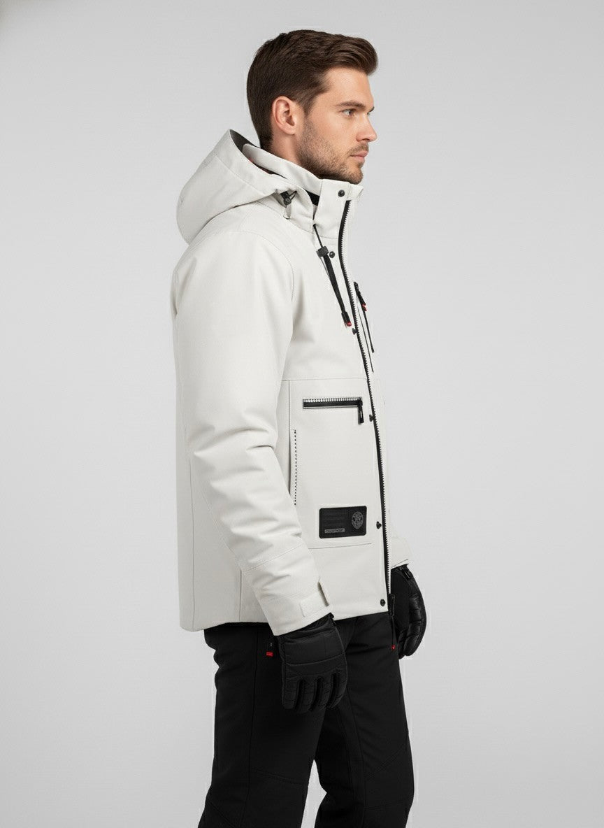 Men Jacket | Waterproof Design with Detachable Hood Zip