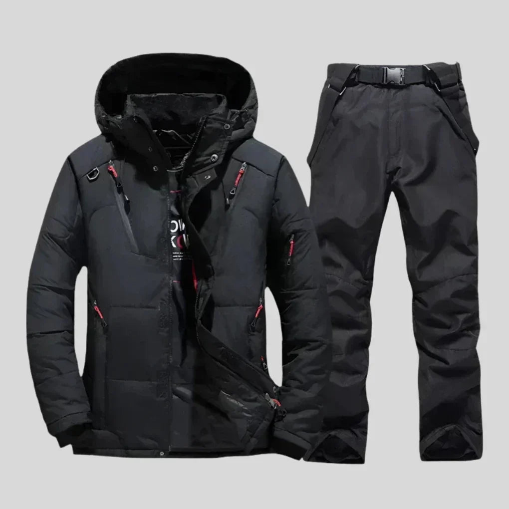 Men Ski Suit | Two-Piece Regular Fit with Adjustable Waist