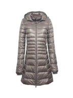 Women Coat | Quilted Hood Long Cut Cold Weather Fit