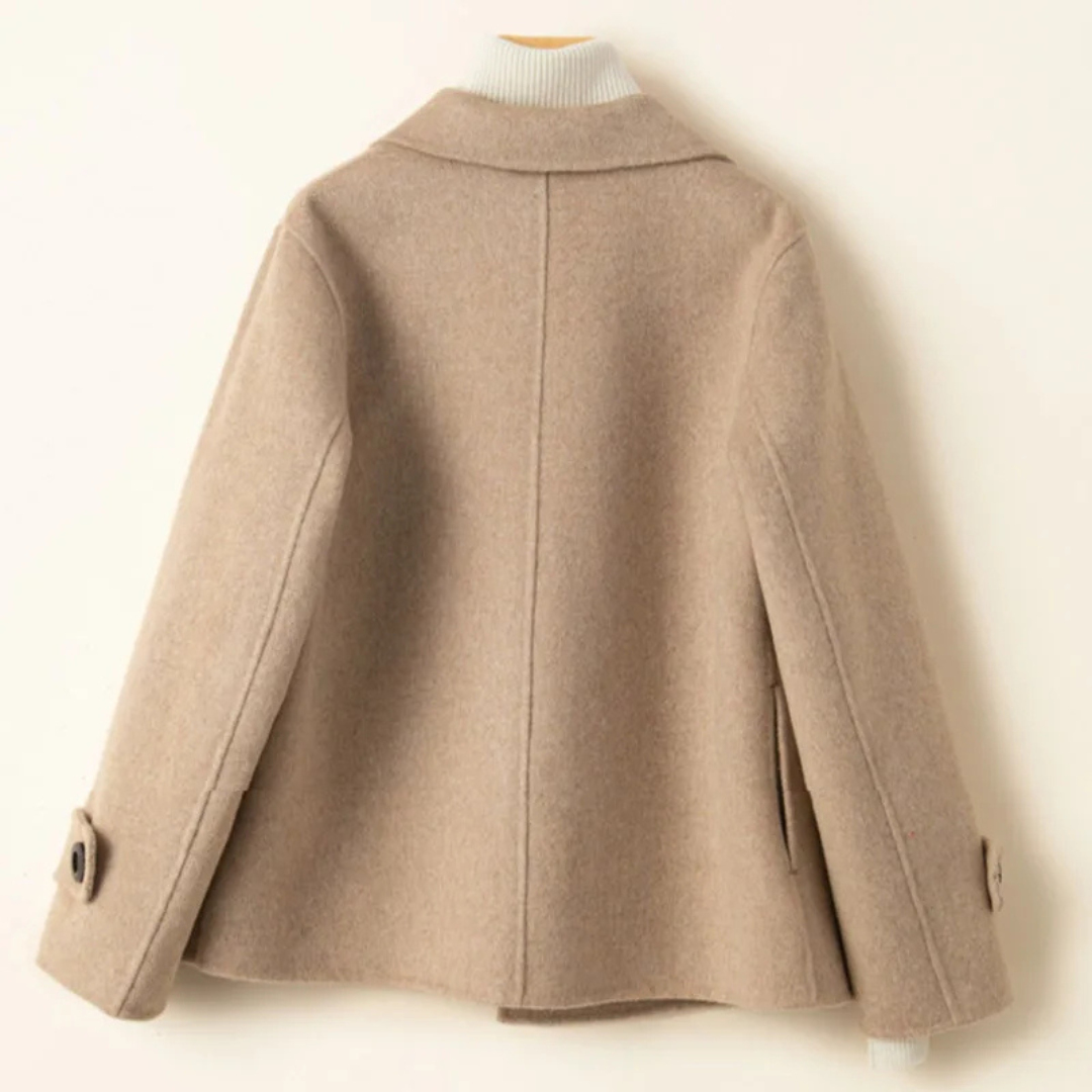 Women Blazer | Double-Breasted Tailored Fit with Button Front