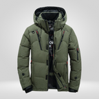 Men Jacket | Loose Fit Waterproof Windproof Full-Zip Winter