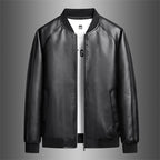 Men Jacket | Zip-Up Bomber with Raglan Sleeves and Ribbed Trim