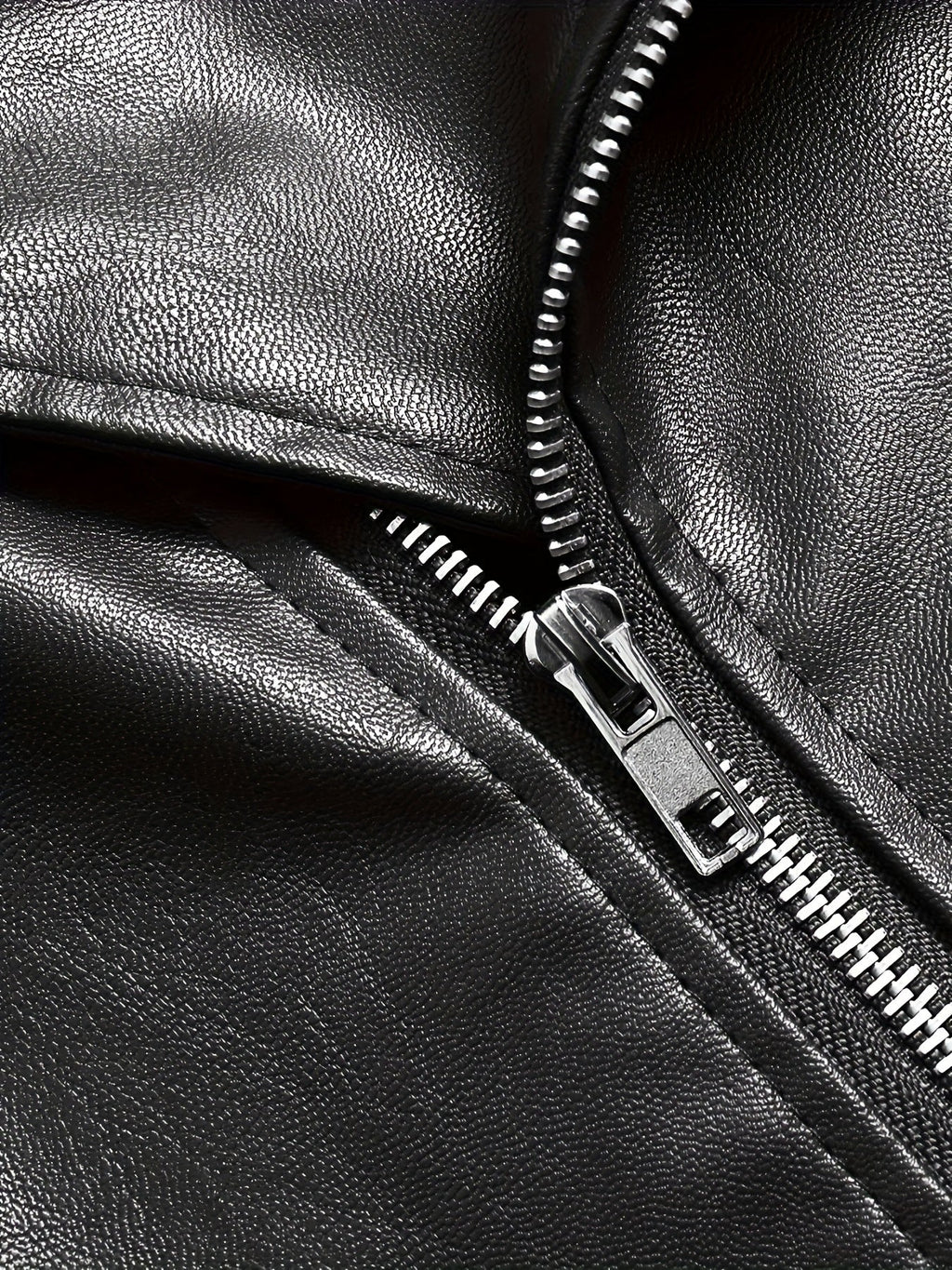Men Jacket | Asymmetric Zip Biker with Belted Waist Fit