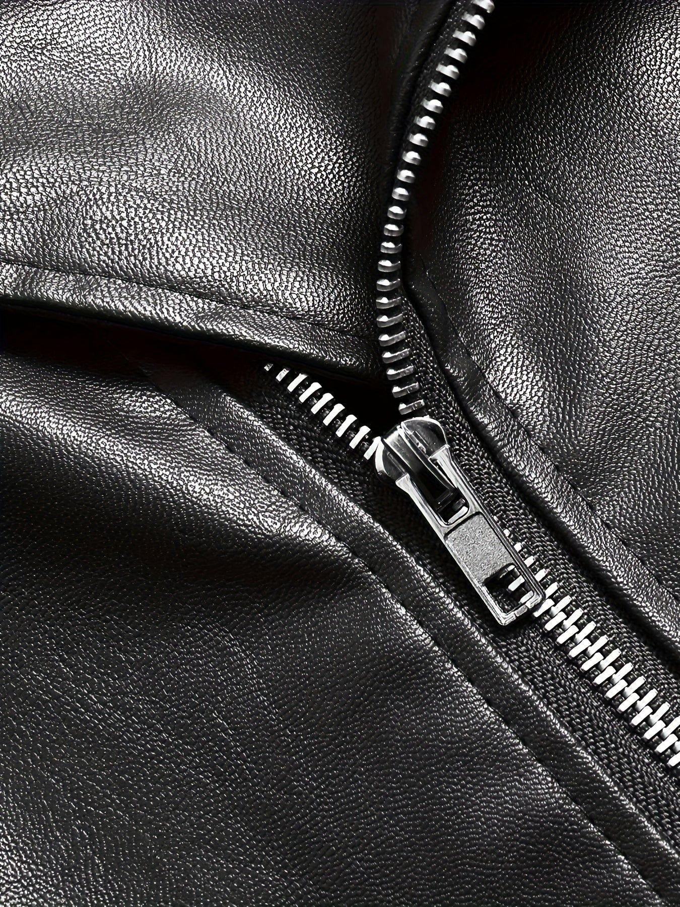 Men Jacket | Asymmetric Zip Biker with Belted Waist Fit