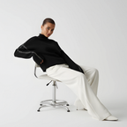 Women Sweater | Loose Fit Pullover with Sleeve Detail