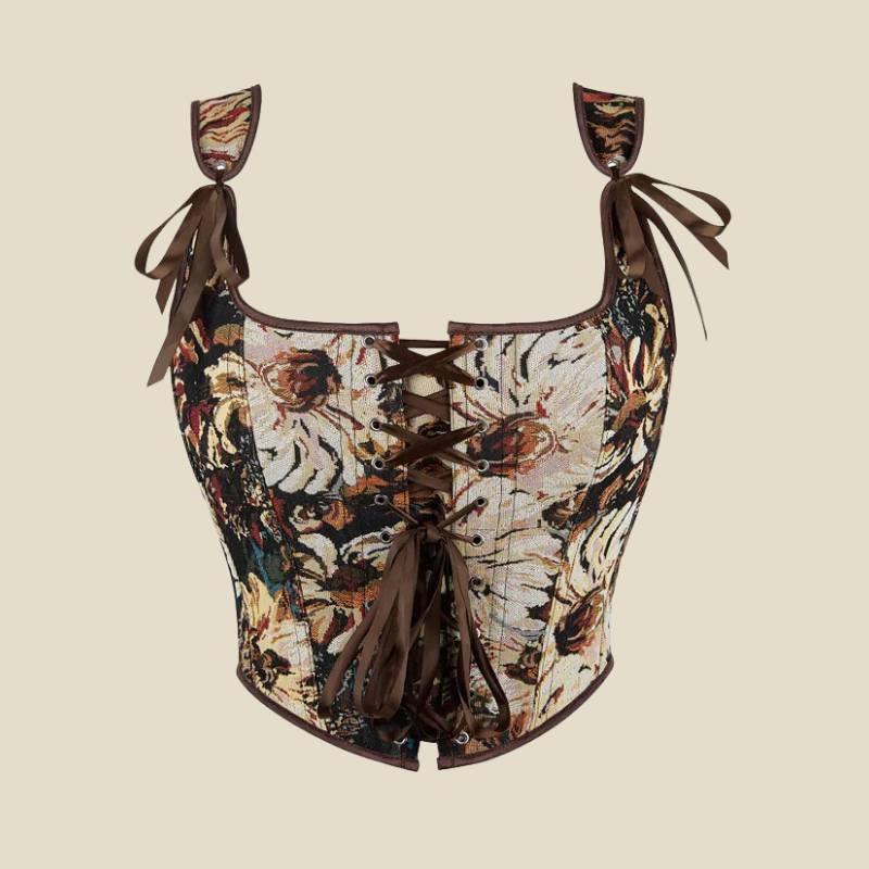Women Corset Top | Sweetheart Neckline with Side Lace-Up