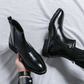 Men Boots | Chelsea Cap Toe with Elasticated Side Panels