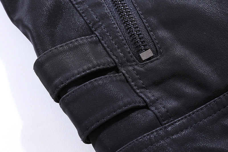 Men Jacket | Full Zip Front with Stand Collar Regular Fit
