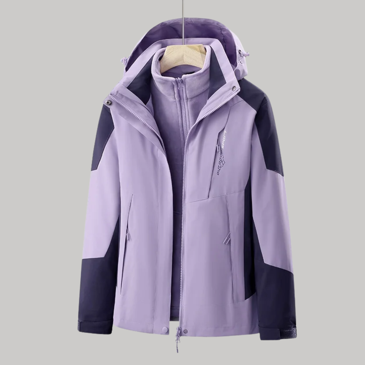 Women Parka | 3-in-1 System with Detachable Inner Layer