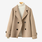 Women Blazer | Double-Breasted Tailored Fit with Button Front