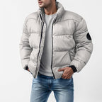 Men Jacket | Insulated Down Fill with Full-Length Zip Front