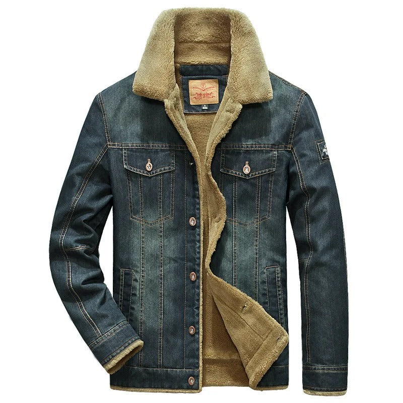 Men Jacket | Zip Front Insulated Cold Weather Straight Cut