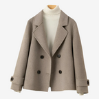 Women Blazer | Double-Breasted Tailored Fit with Button Front
