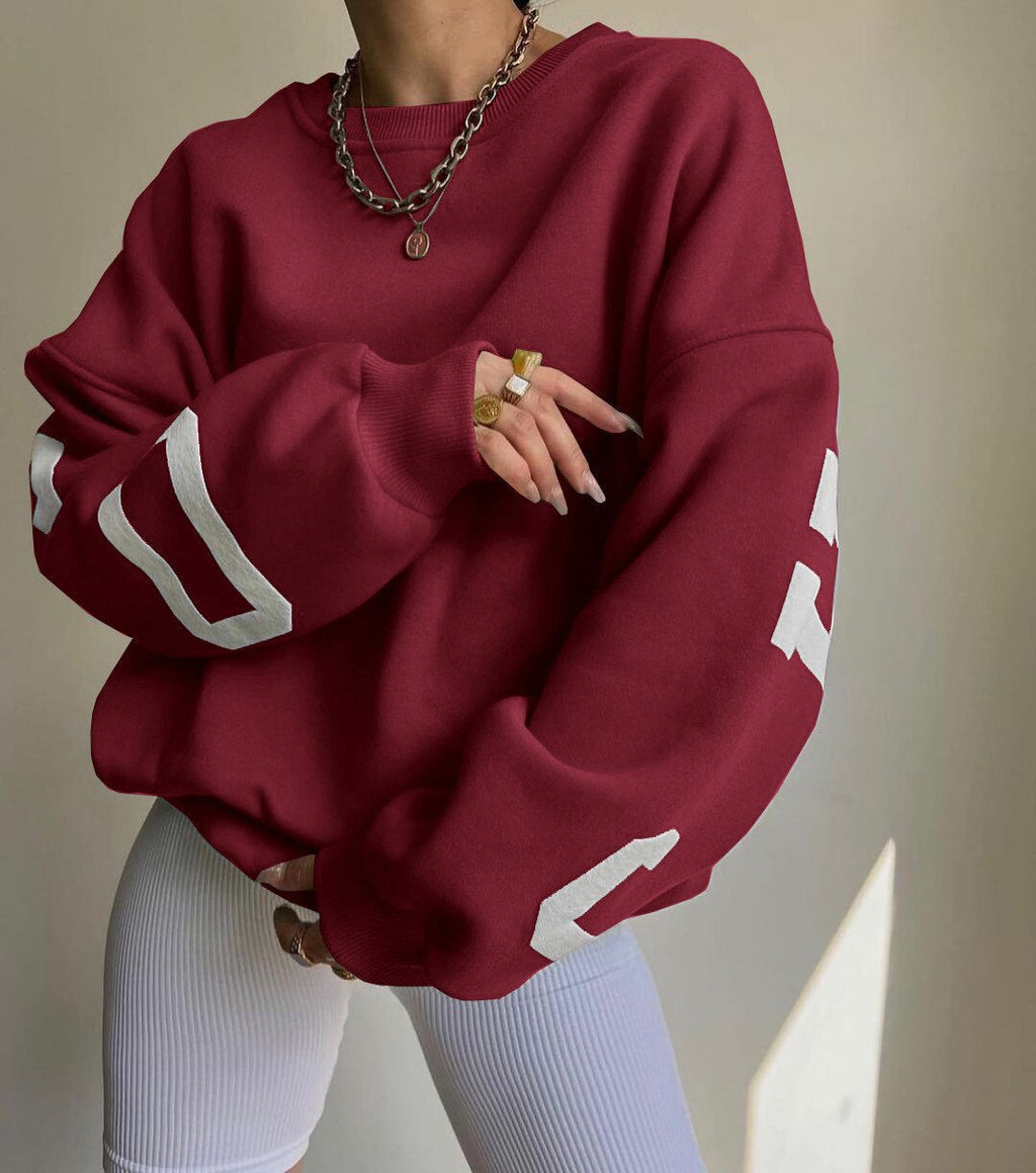 Women Sweater | Oversized Pullover with Long Sleeve Fit