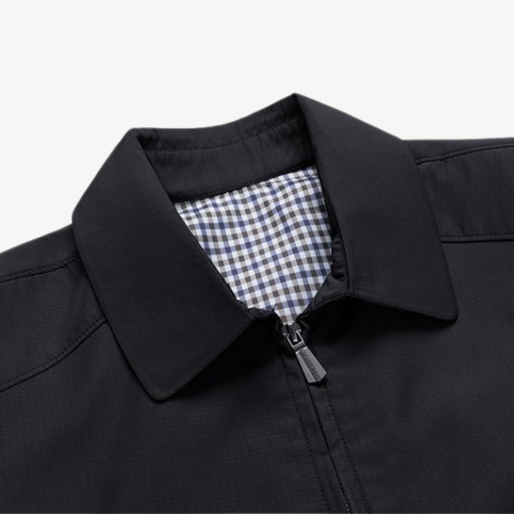 Men Jacket | Hooded Windproof Design with Zip Front Closure