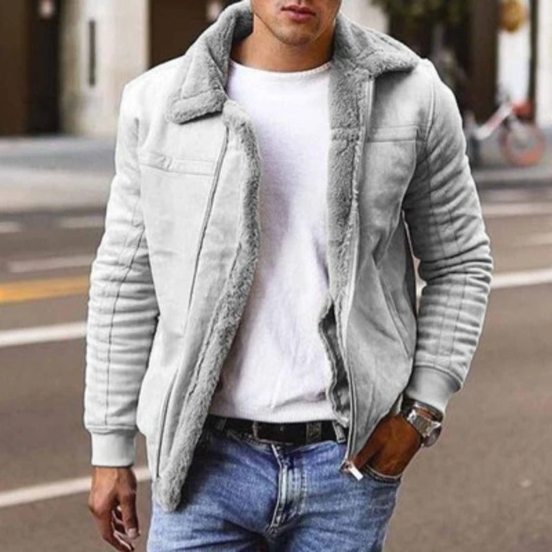 Men Jacket | Insulated Collar Cut for Winter Layering